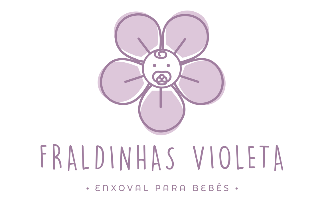Fraldinhas Violeta - Logotipo Oficial
